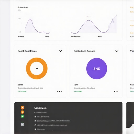 A modern dashboard showing local search trends and customer behavior insights for Portland