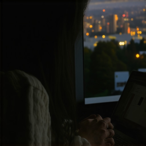 Advanced Portland GMB Strategy Person analyzing local SEO data with Portland skyline