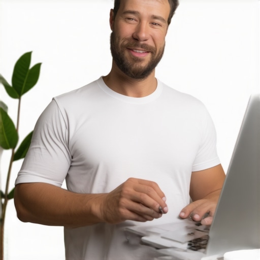 Portland business owner working on SEO and Google Maps optimization