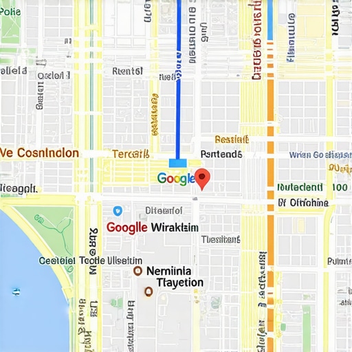 Map view of Portland with local business markers