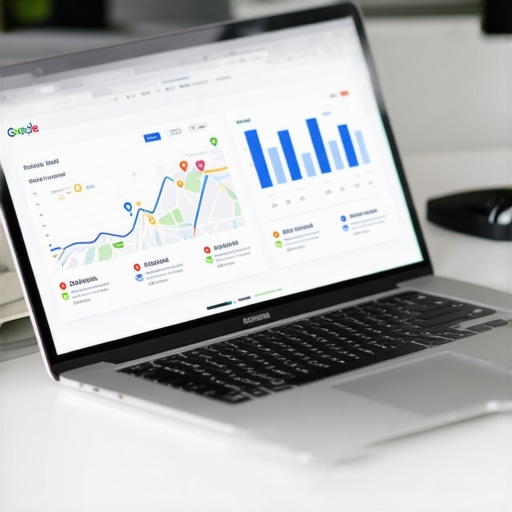 SEO expert analyzing Portland Google Maps rankings with charts