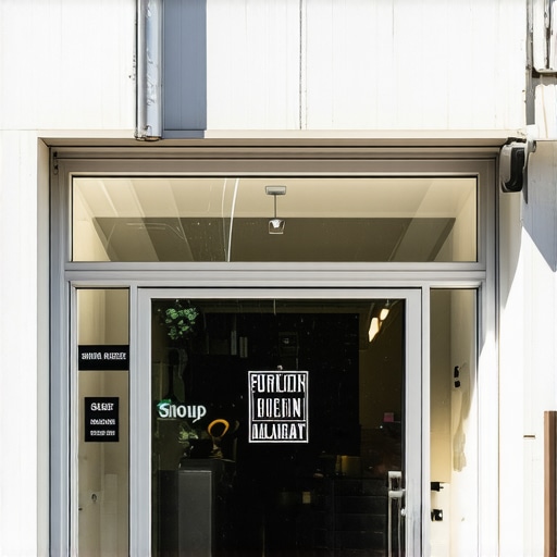 A vibrant Portland storefront with clear signage in daylight
