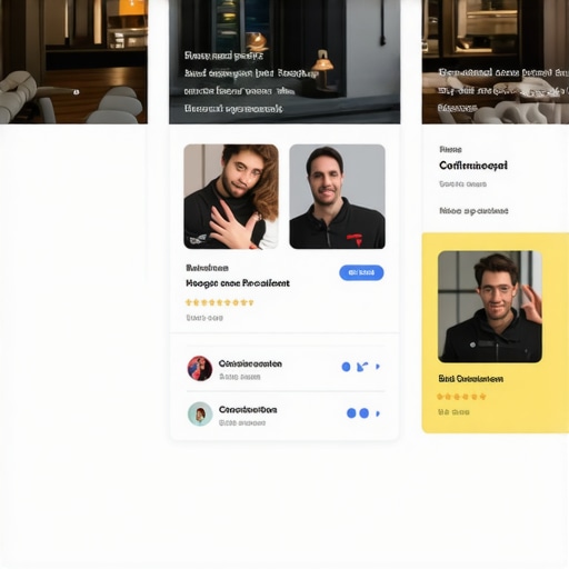 Screenshot of a Google My Business profile with complete information and positive customer reviews.