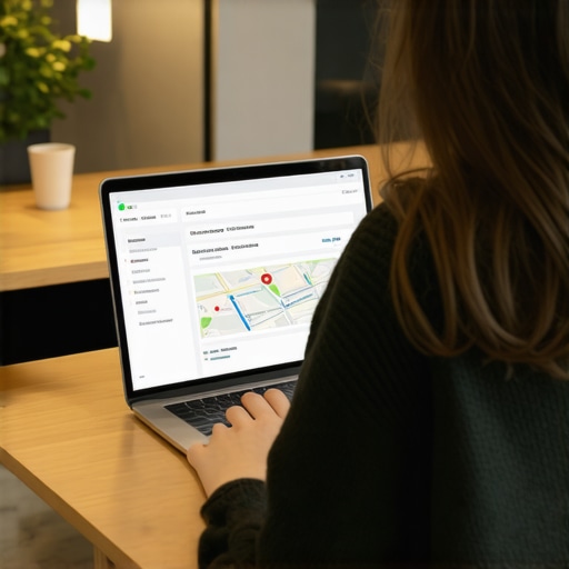 People working on local SEO strategies using laptops and charts in Portland.