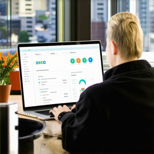 Person working on SEO tools in Portland to maintain Google Maps visibility.