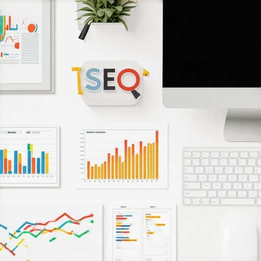 Screenshot of SEO dashboard displaying rankings and analytics in a modern workspace