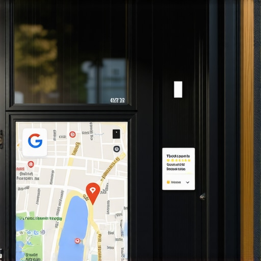 Portland shop with Google Maps pins and review stars