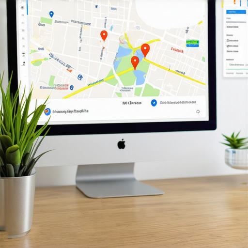 A computer screen displaying Google Maps and SEO dashboards focused on Portland