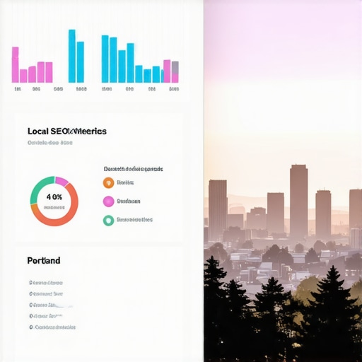 A professional dashboard with Portland SEO analytics