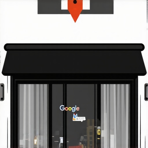 Portland storefront with Google Maps pin indicating local business visibility.