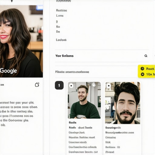 A well-optimized Google My Business profile showing complete information, reviews, and photos.