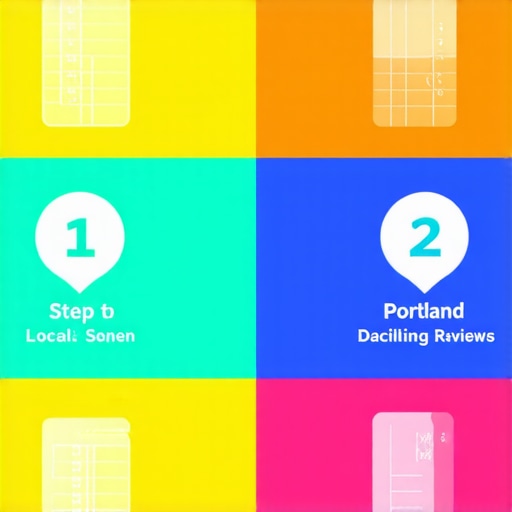 Infographic illustrating key steps for local SEO success in Portland in 2026.