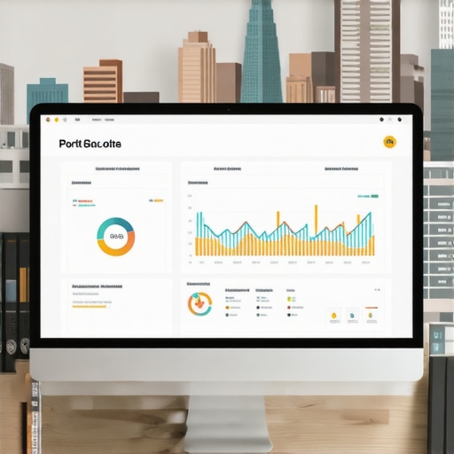 A workspace with SEO analytics focused on Portland local search performance.