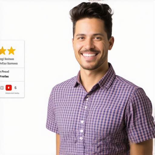 Business owner updating Portland GMB with reviews and photos