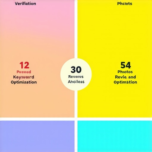 Flowchart illustrating the steps to optimize Google My Business profile for Portland local SEO success.